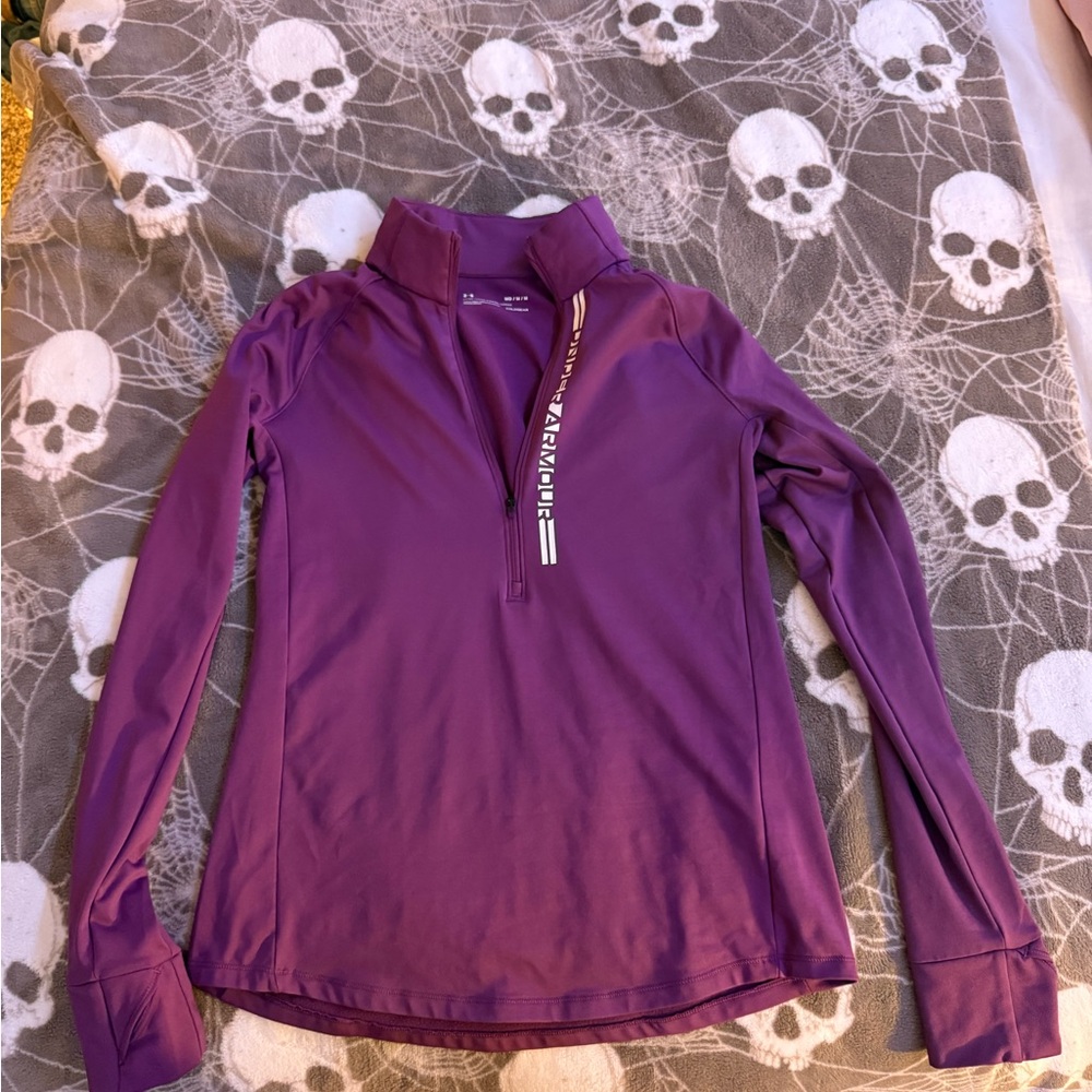 Under Armour Violet ColdGear Fitted Top